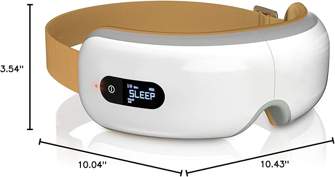 Breo iSee4 Eye Massager, Electric Eye Massager with Heat, Eye Mask for Relax & Relief, Gifts for Women Men