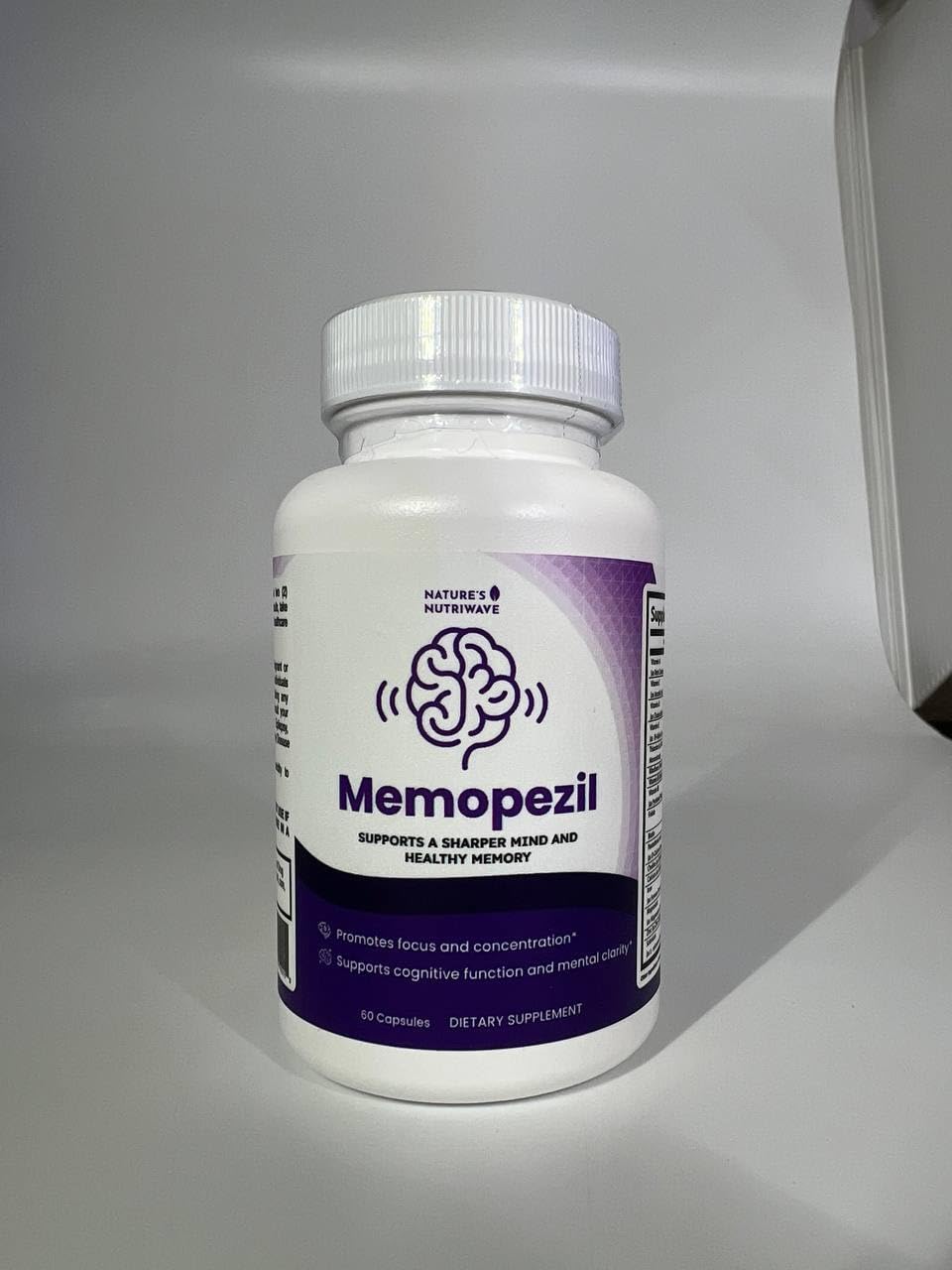 Memopezil – Daily Supplement with Vitamins A,B, C,D,E, Minerals & Botanical Extracts – Clean, Stimulant-Free Formula – GMP-Certified, Non-GMO, Made in USA - 60 Capsules, 30 Servings, 6 Month Supply