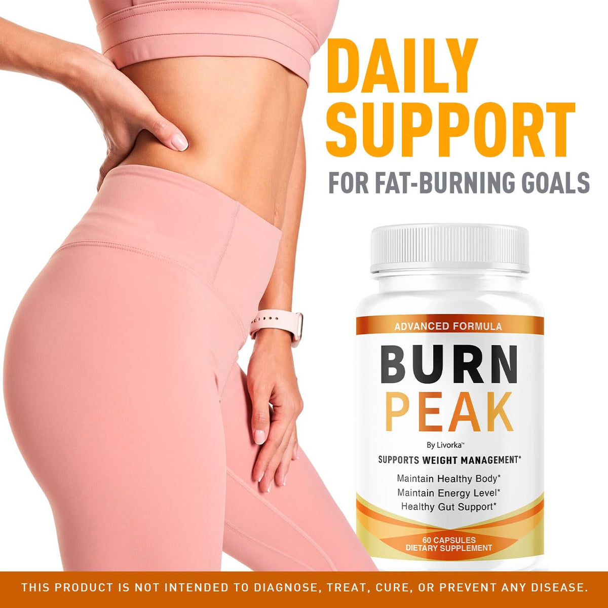 Burn Peak Capsules - Official BurnPeak Weight Pills Advanced Premium Support, All Natural Burn Peak Pink Salt Trick Supplement for Overall Health & Wellness Reviews, 60 Capsules for 1 Month