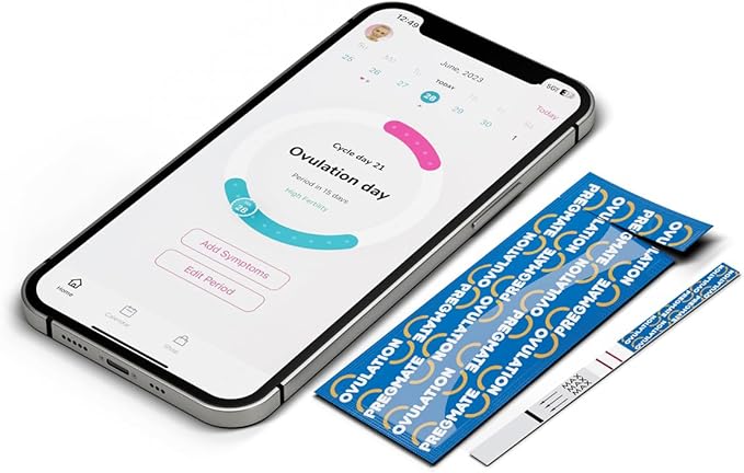 Pregmate 50 Ovulation and 20 Pregnancy Test Strips Predictor Kit