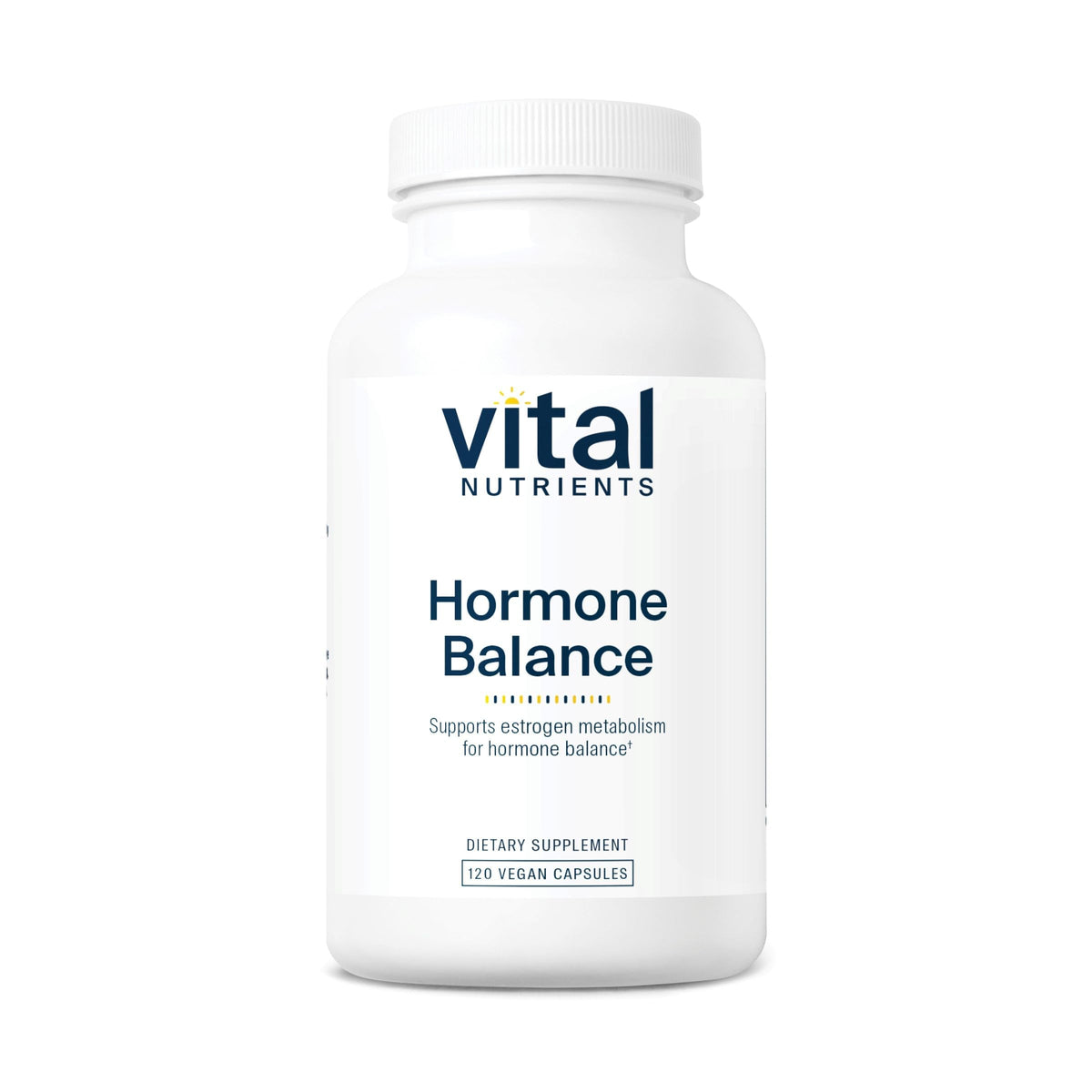 Vital Nutrients Hormone Balance - Vegan DIM Supplement with Flax Lignans to Promote Healthy Hormone Support* - Diindolylmethane for Women and Men - Dairy and Soy Free - Non-GMO - 120 Capsules