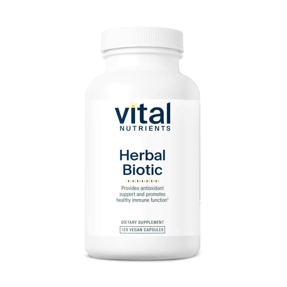 Vital Nutrients Herbal Biotic - Herbal Immune Support Supplement - Antioxidant Support Promotes Healthy Immune System - Gluten, Dairy, Soy Free - Non-GMO - 120 Capsules