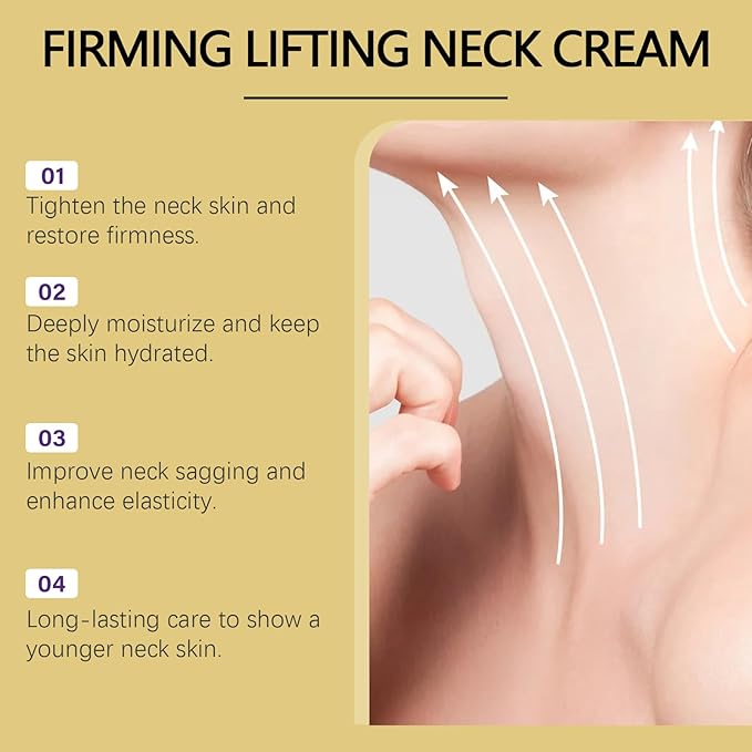 AH-8 Firming Neck Cream for Crepey Skin Body Care Comfort- Contains Hexapeptide, Moisturizing, Ah-8 Moisturizing & Tightening Lotion Cosmetic Skin Repair(1PC)