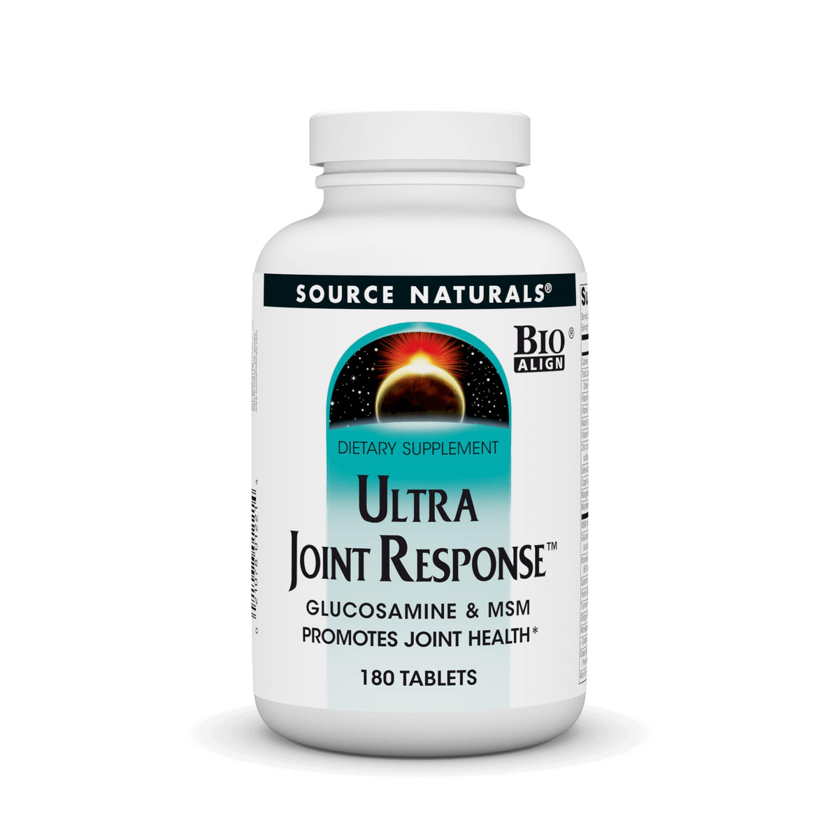 Source Naturals Ultra Joint Response, Glucosamine & MSM, Promotes Joint Health* - 180 Tablets
