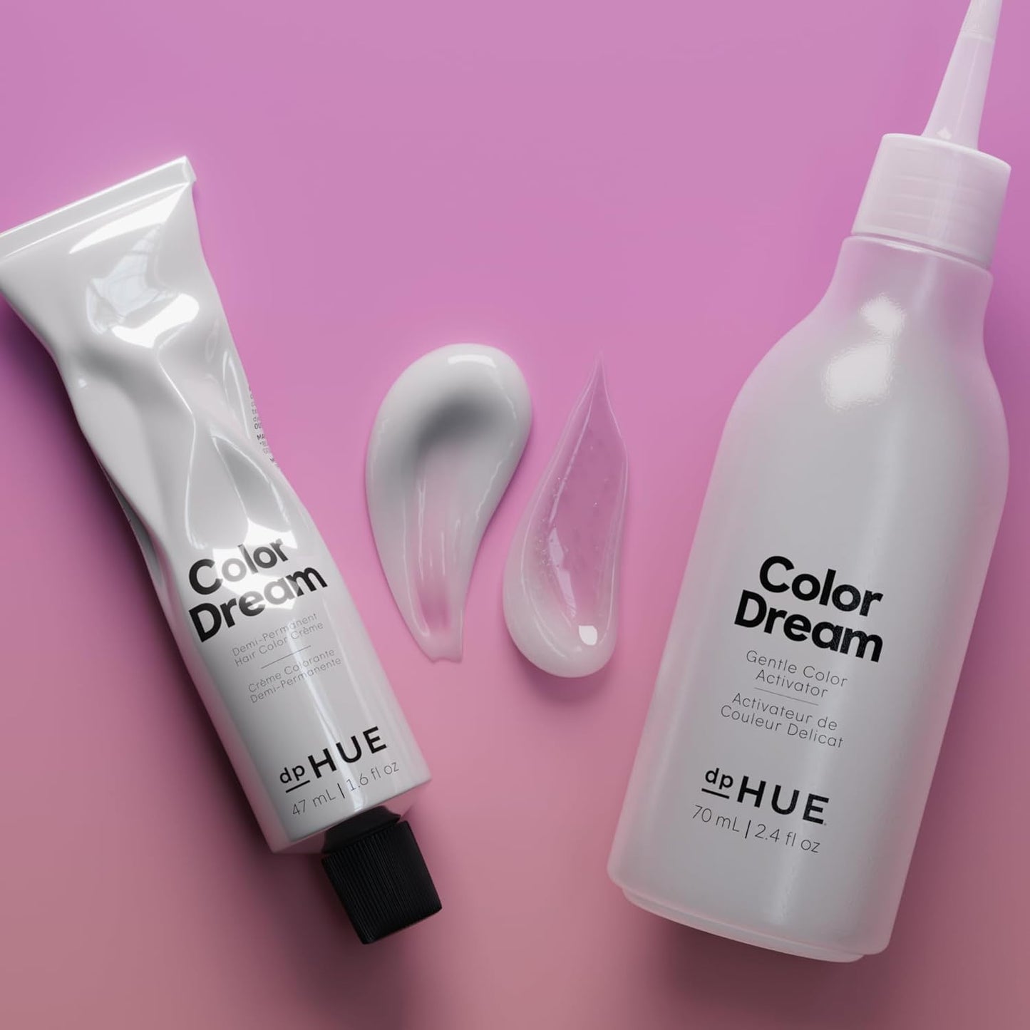 dpHUE Color Dream, Medium Brown - Ammonia-Free, Demi-Permanent Hair Color - Lasts 16 Washes - Boosts Shine - Paraben & Sulfate Free, Leaping Bunny Certified