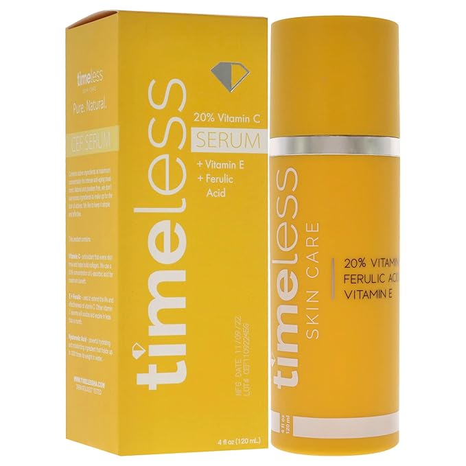 Timeless Vitamin C Plus E 20 Percent Ferulic Acid Serum Serum Unisex 4 oz