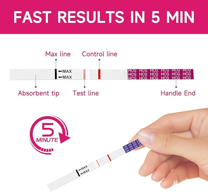 Ovulation Tests, Ovulation Test Strips, Ovulation Predictor Kit 40 Count + 10 Count Pregnancy Test Strips for Home Detection, Over 99% Accuracy