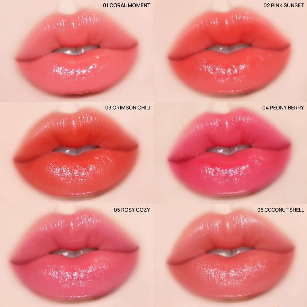 YNM Candy Gloss Balm 3g (07 NOUGAT CANDY, 3g)(+9 colors) K-beauty, Tinted, Color Lipstick Balm, Glossy, Moisture, korean, Jello lips, Non-Sticky and Long-lasting