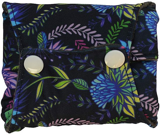Washable Cloth Menstrual Pads/Mama Cloth/Reusable Sanitary Pads (Colorful Flower, 16 inch/Overnight)