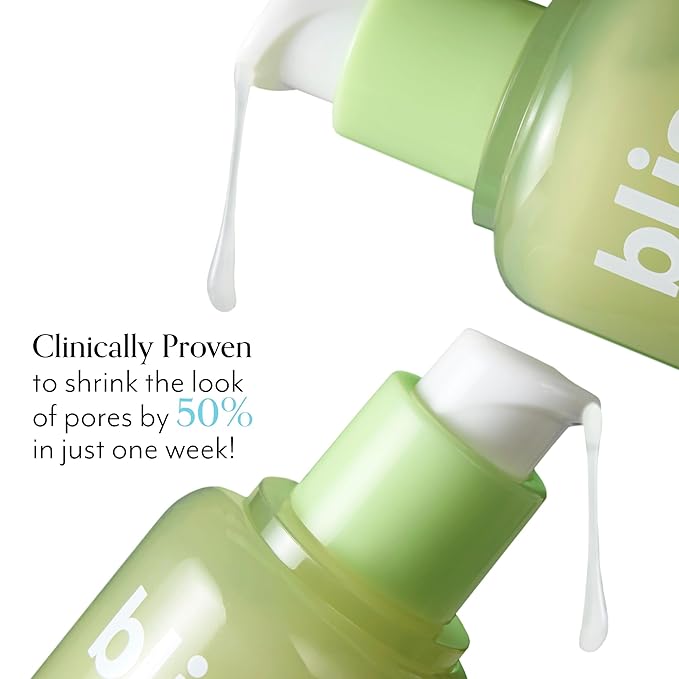 Bliss Niacinamide & Vitamin C Serum Duo – Disappearing Act Pore-Minimizing Serum + Bright Idea Vitamin C Serum for Dark Spots, Uneven Tone & Radiant Skin