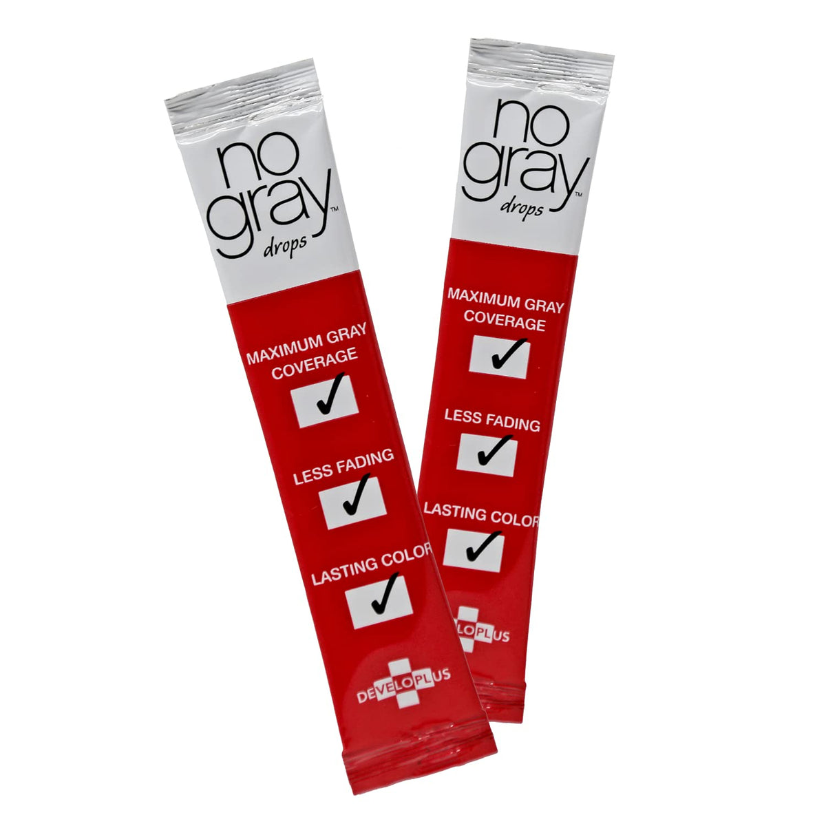 No Gray Color Drops, 2 Pack, Cover Gray Hair, Prevent Premature Color Fade, and Extend Time Between Root Touch Ups, Compatible with Permanent and Semi Permanent Hair Dye, PPD & Ammonia Free