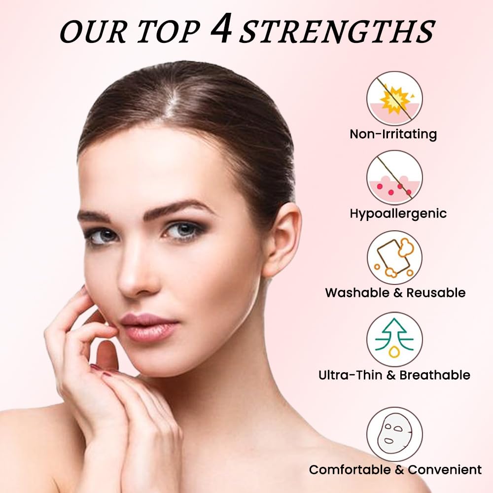 Kaely 256 Pcs Wrinkle Patches for Face Overnight, Silicone Scar Tape for Wrinkles Forehead, Face Tape for Wrinkles Overnight Sleeping Lifting Sagging Skin, Smile Line Facial Smoothing