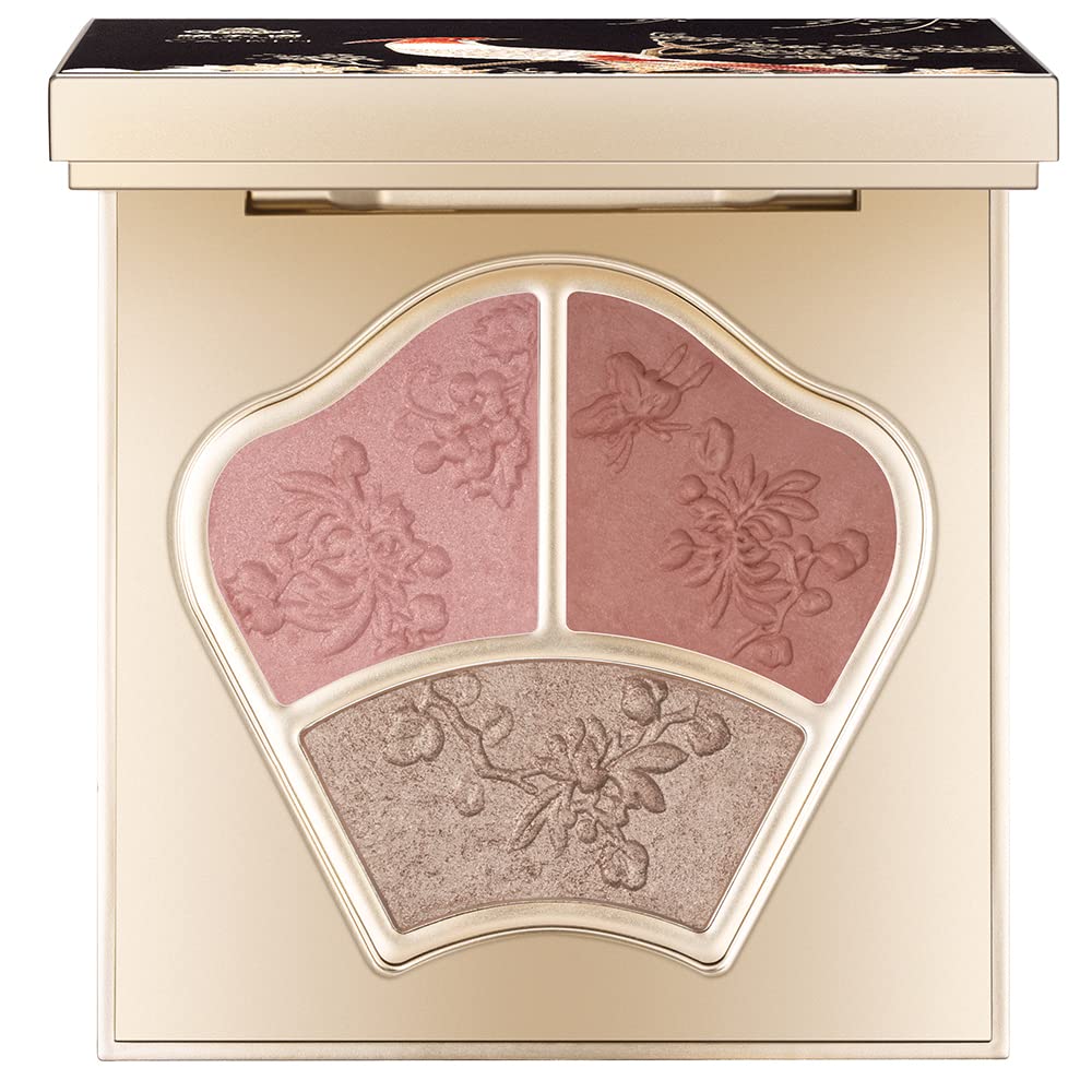 CATKIN Powder Blush Pink Nude Eyeshadow Palette Cheek Highlighter Makeup Palette (C01 Pink)