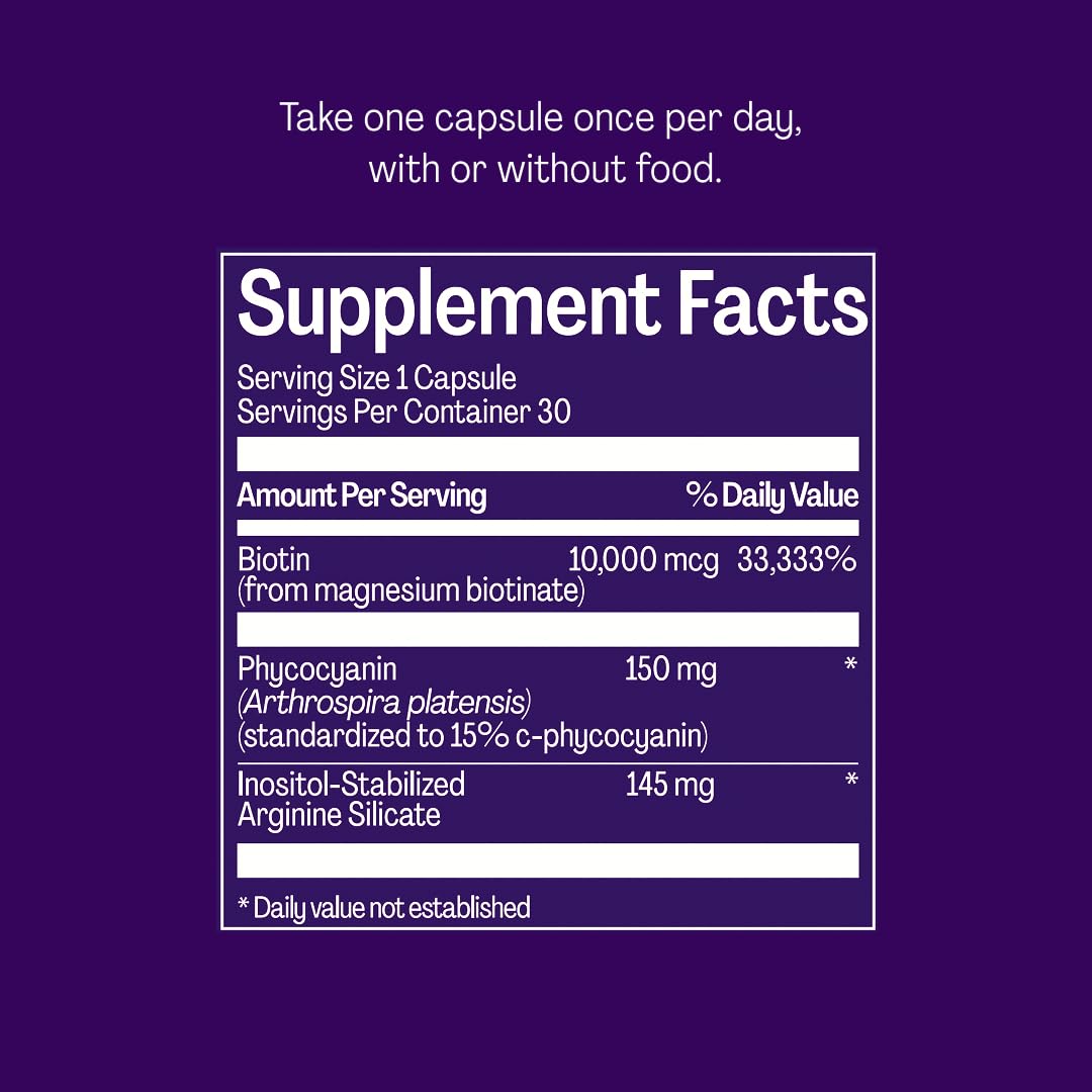 Bonafide Silvessa Hair & Skin Support Capsules – Hormone-Free, Drug-Free Daily Nourishment for Hair & Skin During Menopause – 90 Day Supply (90 Capsules)