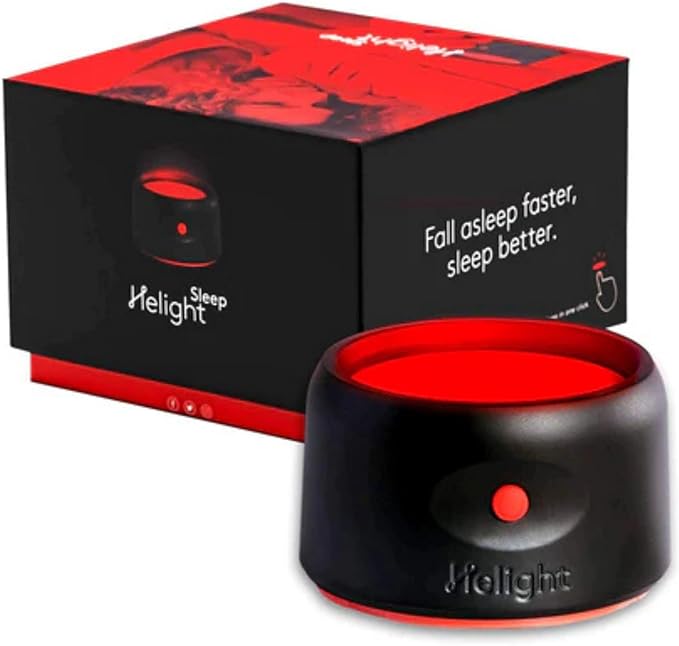Red Light Therapy Sleep Device – 630nm Pure Red Light Lamp Sleep Aid to Support Deep Relaxation – Rest Lamp Backed by Science for Adults & Kids Bedrooms
