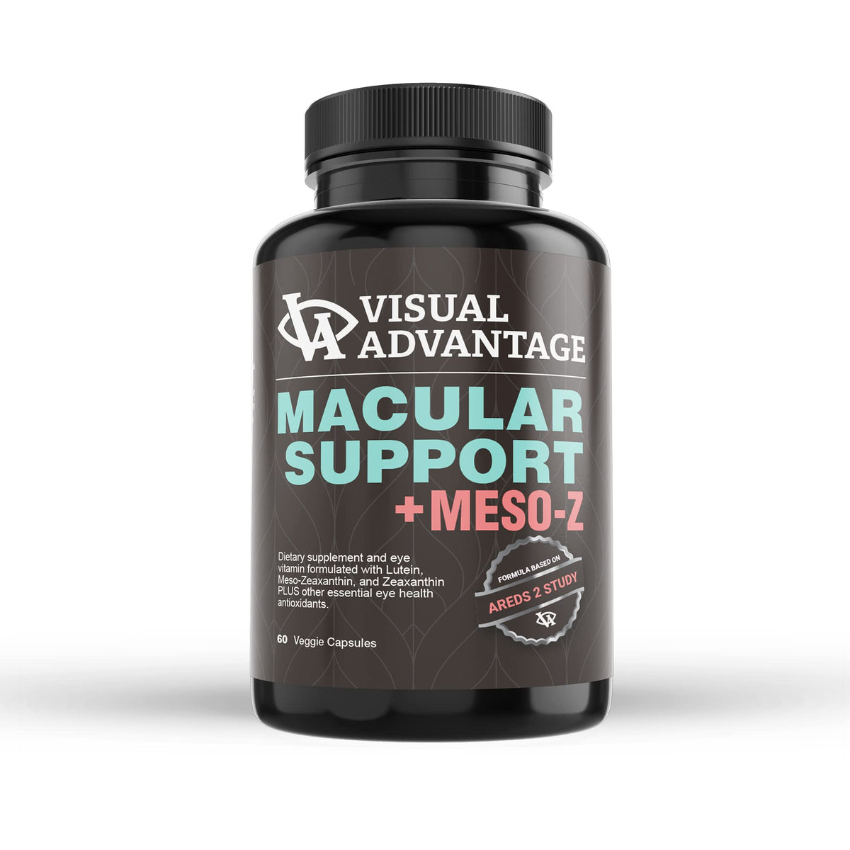 Visual Advantage® Macular Support + Meso-Z – Blue Light Eye Vitamin with Triple Antioxidants for Advanced Protection Against Digital Screens (60-Count)