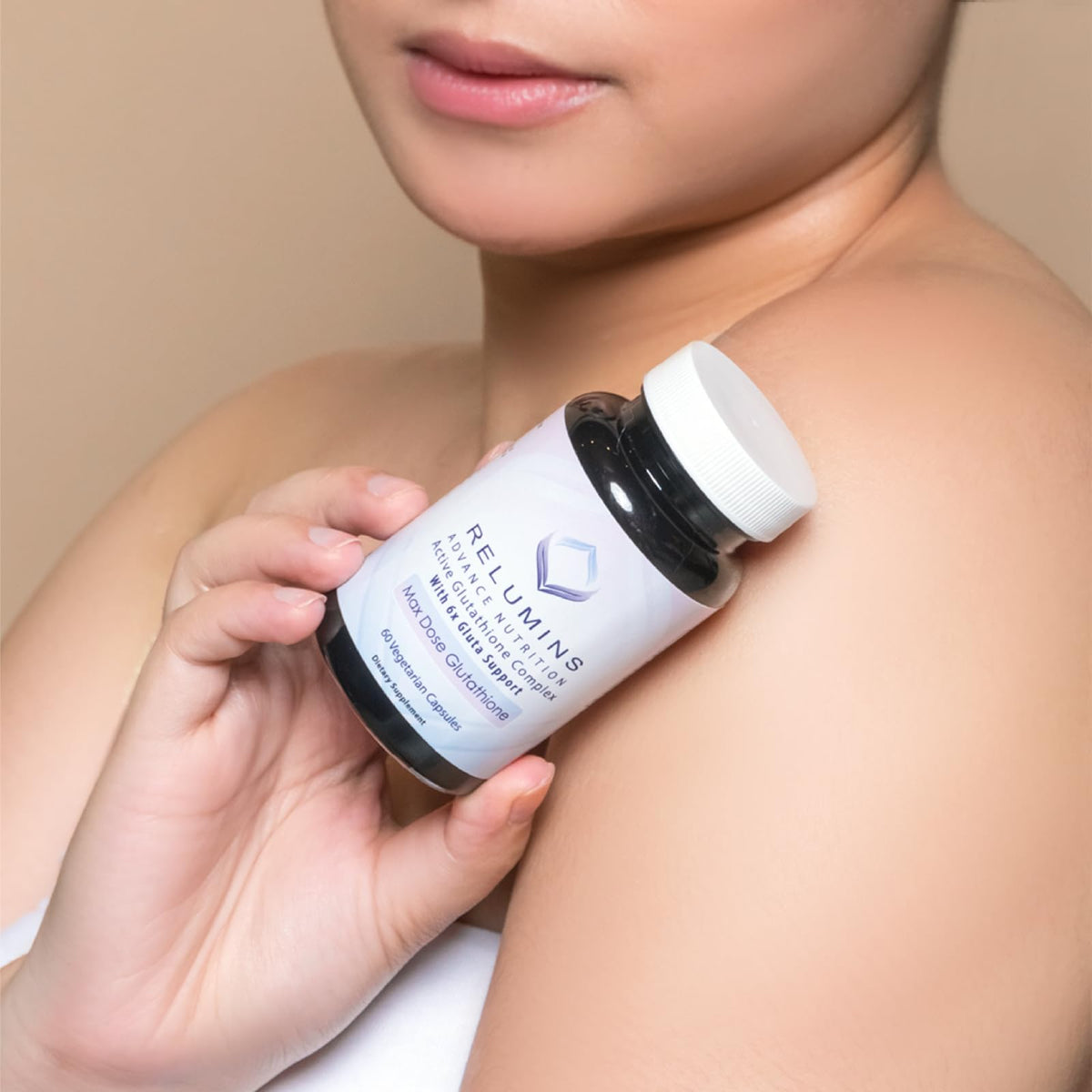 Relumins Advance White Active Glutathione Complex - Max Dose 900mg Glutathione with 6X Boosters, ALA & NAC - Summer Glow Wellness Anti-Aging Skin Supplement - 60 Caps x 3 Bottles