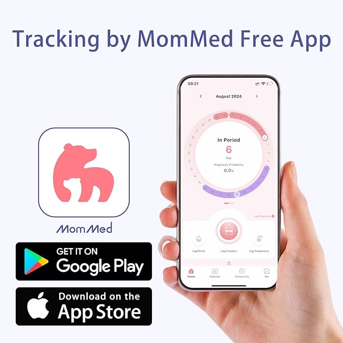 MomMed 15 Ovulation Test Strips and 5 Pregnancy Test Strips Combo Kit,Pregnancy Tests and Ovulation Predictor Kit,Accurately Track Ovulation and Detect Early Pregnancy