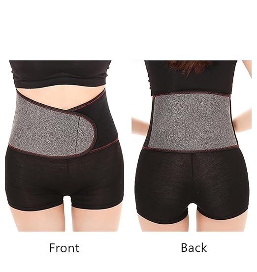 Heating Lower Back Brace Cordless Back Support Belt for Pain Relief Heated Waist Belt Wrap with Heating Pad Adjustable Lumbar Support for Men Women Waist Protection Herniated Disc Scoliosis Sciatica