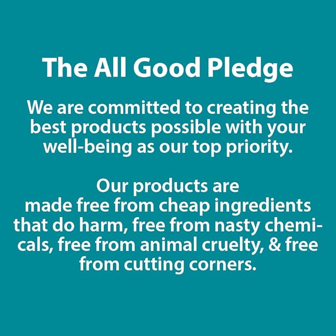 All Good Aluminum Free Deodorant Stick - Natural Deodorant w/Shea Butter & Aloe Vera, Bio-Active Formula, Vegan, Underarm Odor Protection for Men & Women (Tea Tree & Basil)