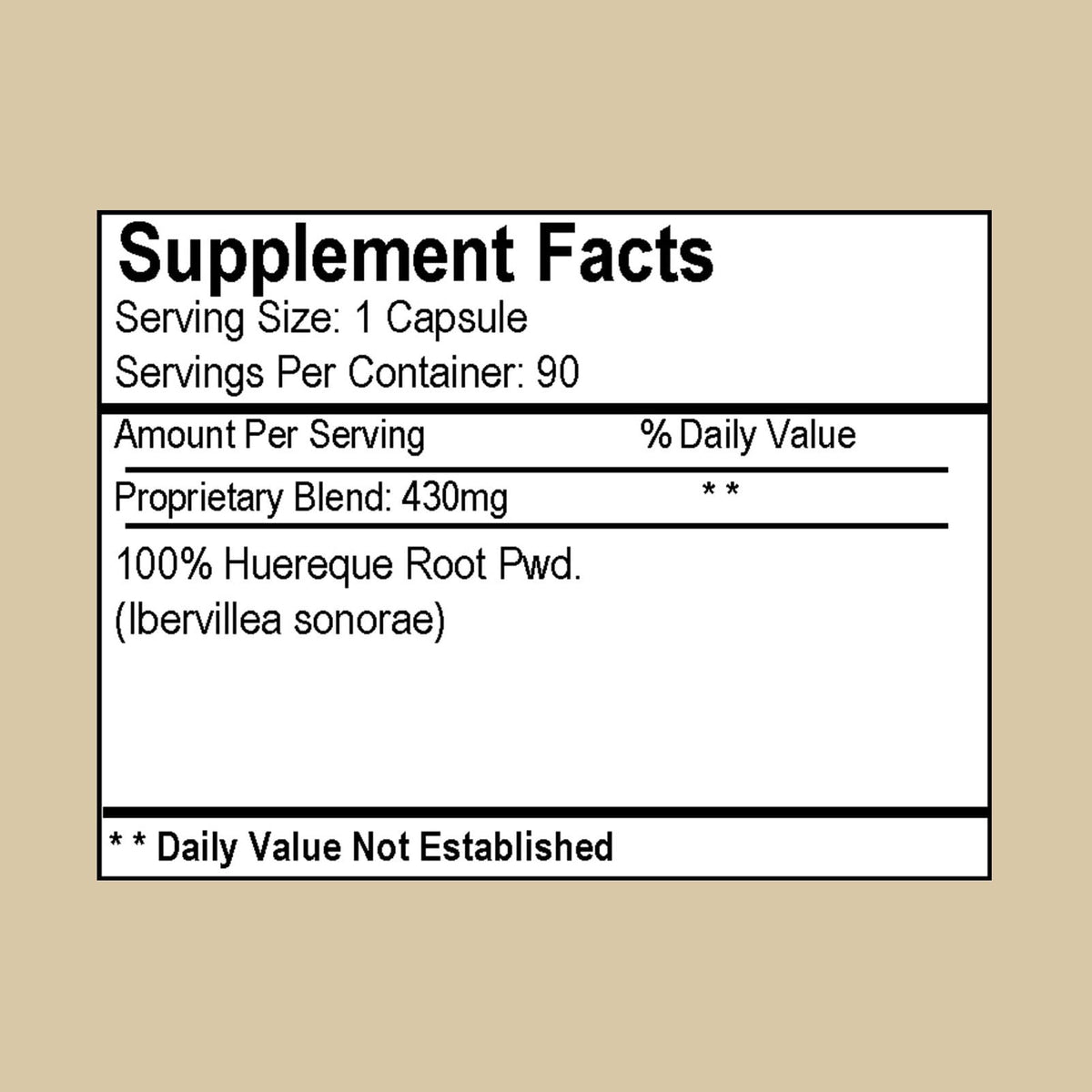 Herb Emporium Huereque (Wereque, Wereke, Ibervillea sonorae) 180 Capsules (950 mg) for Overall Health (2 Pack)