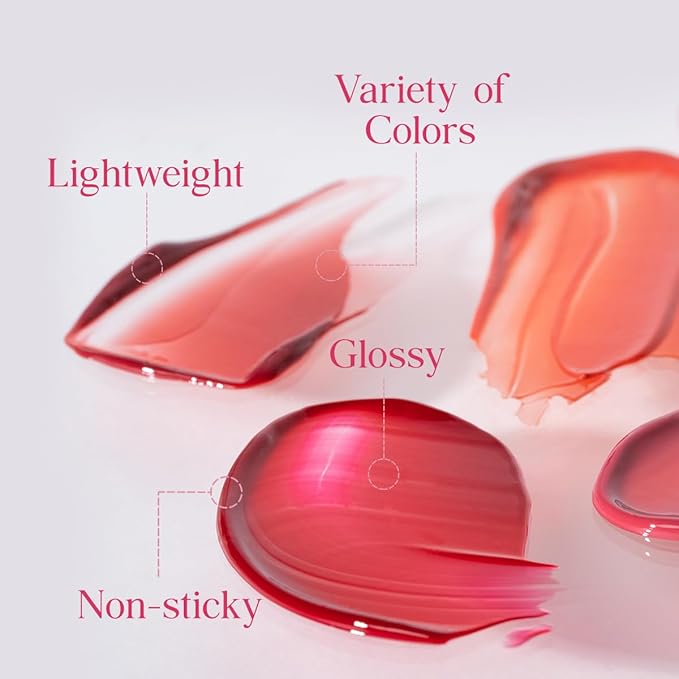 CLIO Crystal Glam Tint |Glossy Finish, Lightweight, Weightless, Buildable, Glass-Like, Smoothing, Long-Lasting, Vivid, Transparent, Shiny, Moisturizing, Hydrating (02 Summer Apricot)