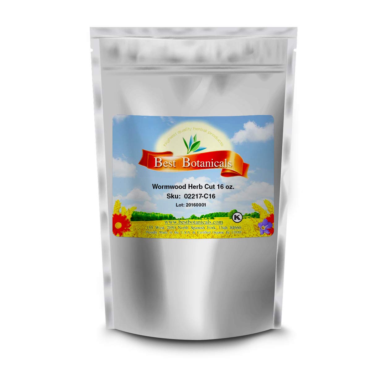 Best Botanicals Wormwood Herb Cut 16 oz.