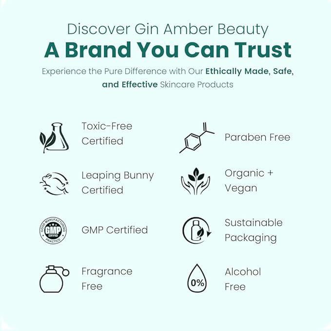 Gin Amber Beauty Derma roller (0.25mm) - 192 Real Individual Needles, Microdermabrasion Device for Skin Care, Serum Absorption with Microneedling, Safe and Painless Revitalizer Tool, Hygienic Case