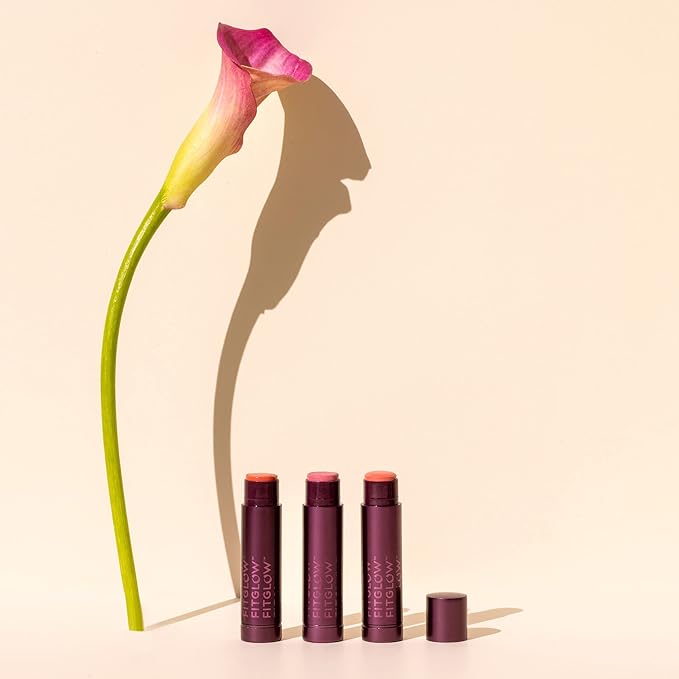 Fitglow Beauty - Cloud Collagen Lipstick Matte Balm | Vegan, Woman-Owned Clean Beauty (Beet, 0.14 oz | 4 g)