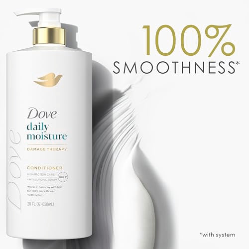 Dove Conditioner 4 Pack Intensive Repair for Damaged Hair with Bio-Protein Care Technology and Amino Serum 28 Fl Oz
