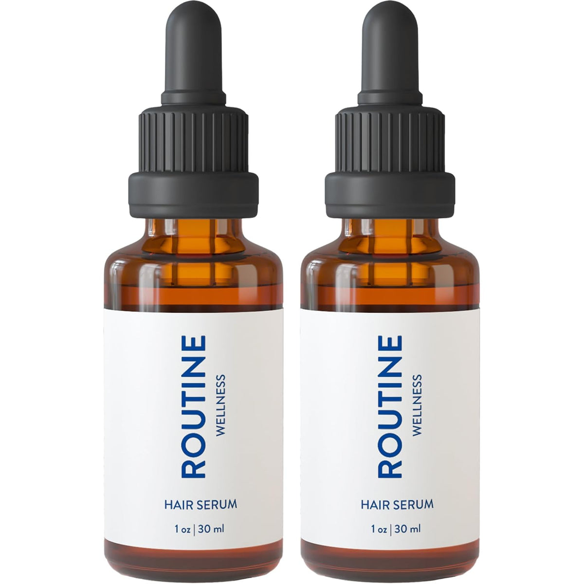 Routine Wellness Advanced Hair Serum - Nourishing Scalp Treatment for Enhanced Hair Support with Natural Oils, Ideal for Men & Women - 30ml (Pack of 2)