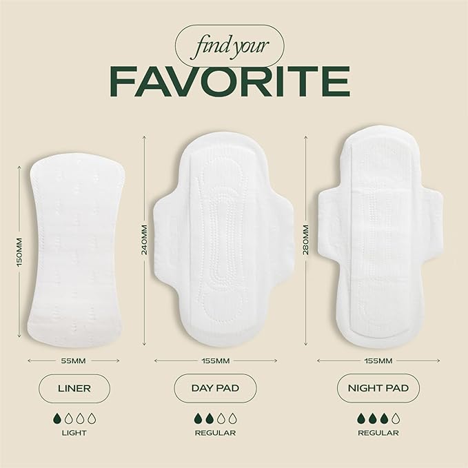 Hempress Panty Liners for Women, 80 Count, Feminine Care Organic Pads, Light Absorbency Comfortable Discreet Pantiliners, Cotton Menstrual Sanitary Napkins, Fragrance Free, Skin Friendly & Breathable