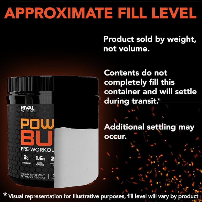 Rivalus, Powder Burn 2.0 Punch 30 Serving, Knockout Punch, 10.1 Ounce
