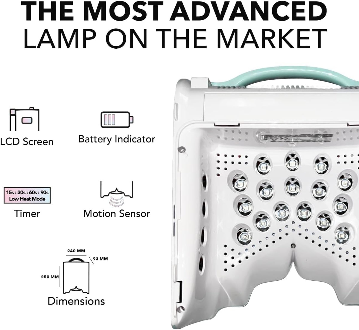 KIARA SKY LED Light Lamp | Beyond Pro | Cordless LED LAMP | White, ‎1 Count