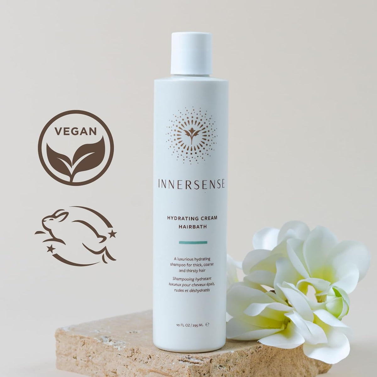 INNERSENSE Organic Beauty - Natural Hydrating Cream Hairbath Shampoo | Hydrating, Nourishing, For Dry Scalp | Non-Toxic, Cruelty-Free, Clean Haircare (2 Pack - 2 fl oz | 59.1 mL each)
