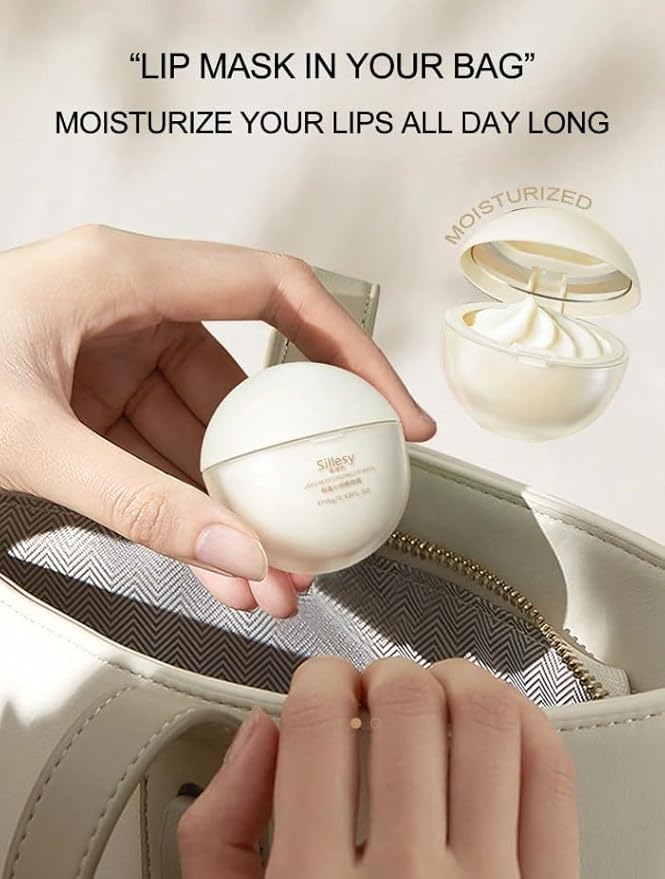 Lip Mask - Hydrating & Revitalizing Treatment for Irresistible Lips, Enriched with Shea Butter & Macadamia Oil, Unscented, Gifts for Women, For Day & Night, Korean Skin Care (.5 Fl oz)
