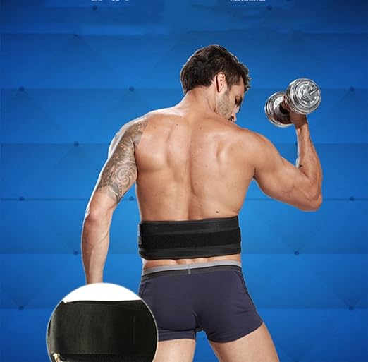 Back Support Lumbar Support Belt Lower Back Brace for Pain Relief Sciatica Herniated Disc Scoliosis Posture Correction Adjustable Mesh Support Straps for Men Women Fitness Waist Protection (Black, L)