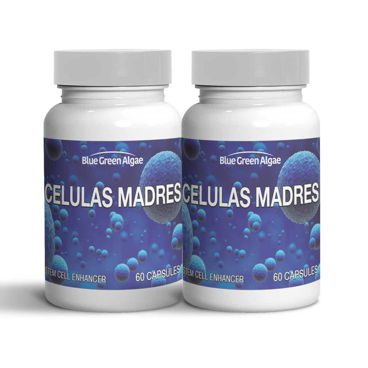 Celulas Madres- Stem Cell Supplement for Anti-Aging & Longevity, Non-GMO, Gluten-Free, Vegetarian Capsules, 60 Count (4)