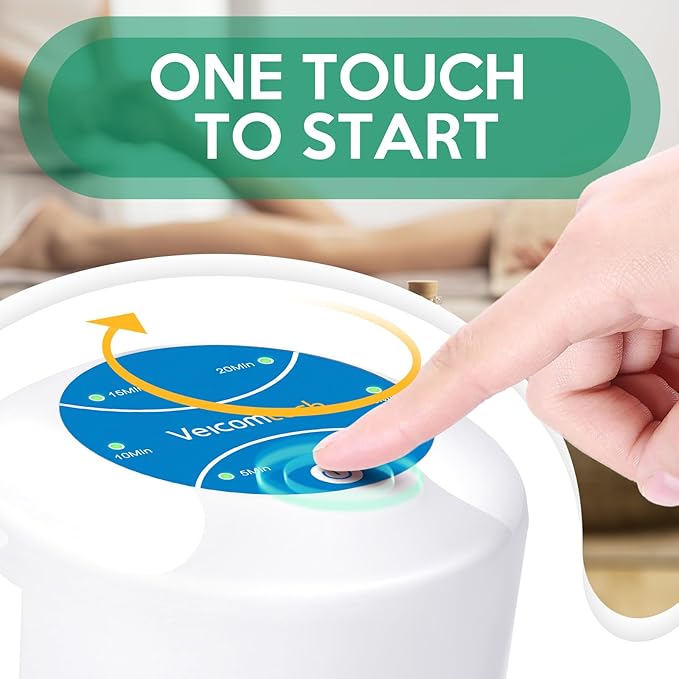 Portable Ionic Detox Foot Bath Machine, Ionic Detox Foot Spa Chi Cleanse with 5 Liners for Home Use Spa Club Salon Travel Holiday Gift, One touch to Start, Blue Without Tub
