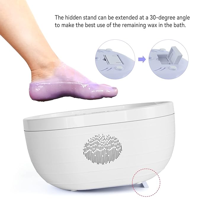 Paraffin Wax Machine for Hand and Feet with 3 packs of Paraffin Wax Refills Unscented,3000ml Hand wax Paraffin Machine for Reservation Paraffin Wax Bath