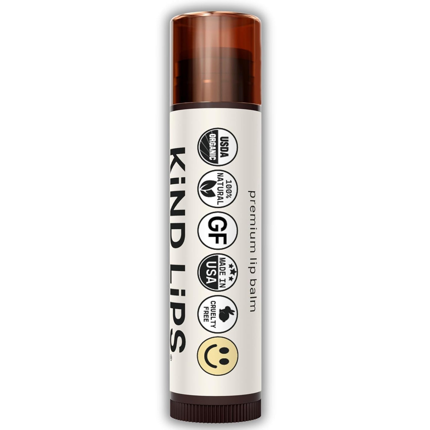 Vanilla Lemon Lip Balm – Hydrating Lip Moisturizer with Organic Ingredients | Fresh Citrus & Sweet Vanilla Lip Care | Gluten & Grain Free | Clean Beauty | Kind Lips Single Tube