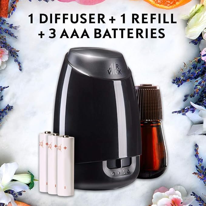 Air Wick Essential Oils Diffuser Mist Refill, Mandarin & Sweet Orange, 1ct, Air Freshener