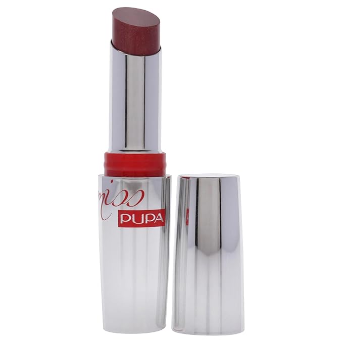 Pupa Milano Miss Milano Lipstick - Creamy, Ultra Pigmented Color For Lips - Nourishing Formula - Crystal-Effect Lipstick - Ultimate Boost Of Volume And Hydration - 603 Upper East Side - 0.071 OZ