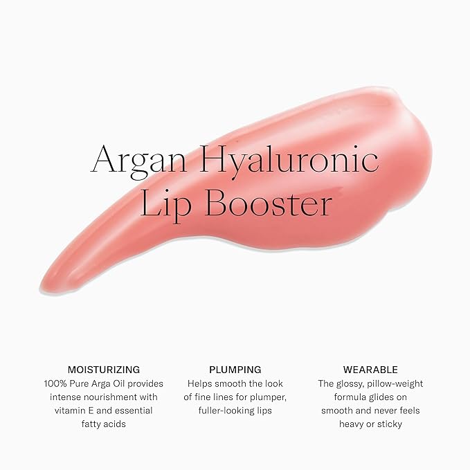 Josie Maran Color Stick & Lip Gloss Makeup Set - Argan Oil-Based Makeup Balm for Lips, Cheeks & Eyes + Hyaluronic Acid Infused Plumping Lip Gloss (4 Piece Set)