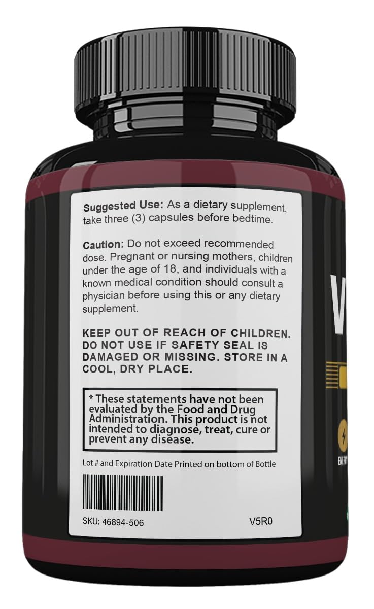 Ultra VigorLong Supplement Advanced Formula, Ultra VigorLong for Men, Ultra Vigorlong Capsules, 90 Count