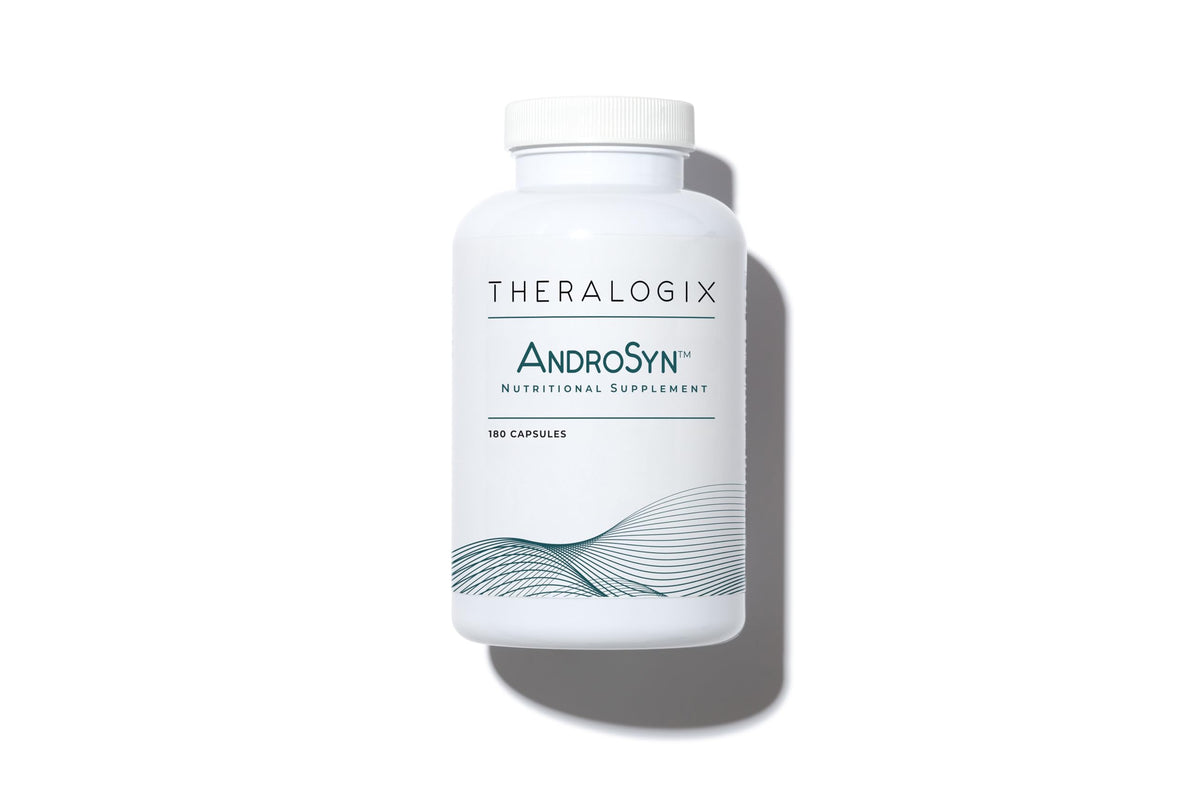 Theralogix AndroSyn - Testosterone Supplement for Men - with Fenugreek, Tongkat Ali, Ashwagandha, and D-Chiro-Inositol - Urologist Developed - 90-Day Supply, 180 Capsules