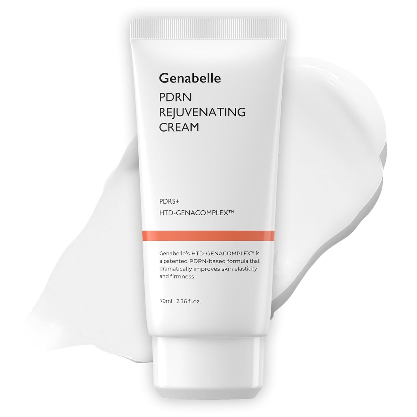 PDRN Rejuvenating Cream - Lightweight Moisturizer with Original PDRN, CICA, Hyaluronic Acid - Nourishing, Hydrating, and Soothing Formula - 2.36 fl.oz