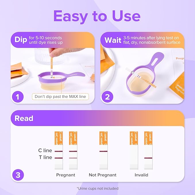 Premom Pregnancy Test Strips: Early Detection Pregnant Test Kits- 20 Pack
