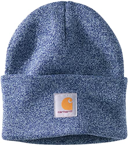 Carhartt Men's A18 Acrylic Watch Cap - One Size Fits All - Scout Blue/Powder Blue Marl