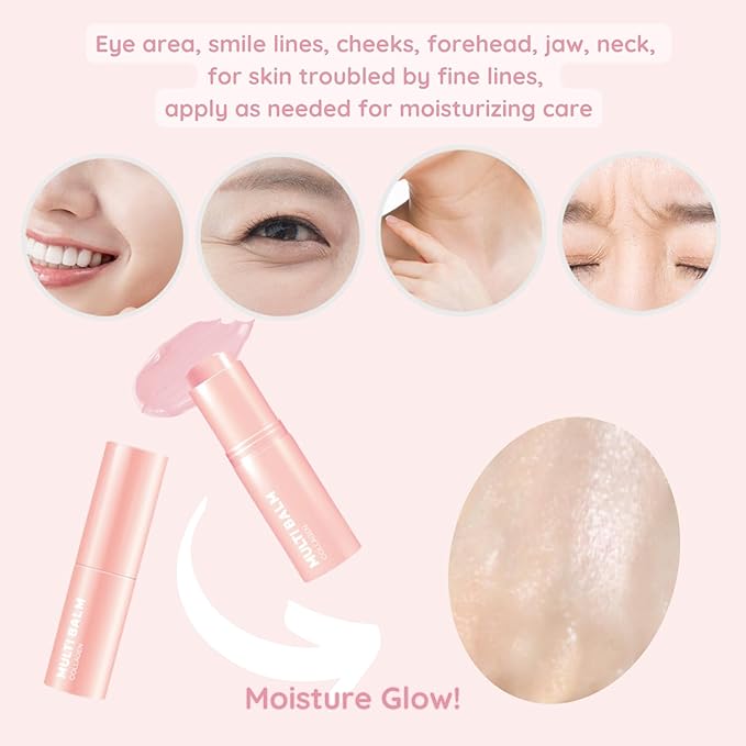 【LAB factory】 Multi Balm(Collagen) Facial Moisturizer Stick | All-in-One Hydrating Balm, Eye Cream, Neck Cream (1ea) Korean Beauty